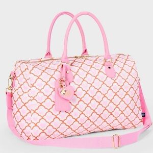 ROLLER RABBIT x Target Pink Patterned Travel Duffel Bag